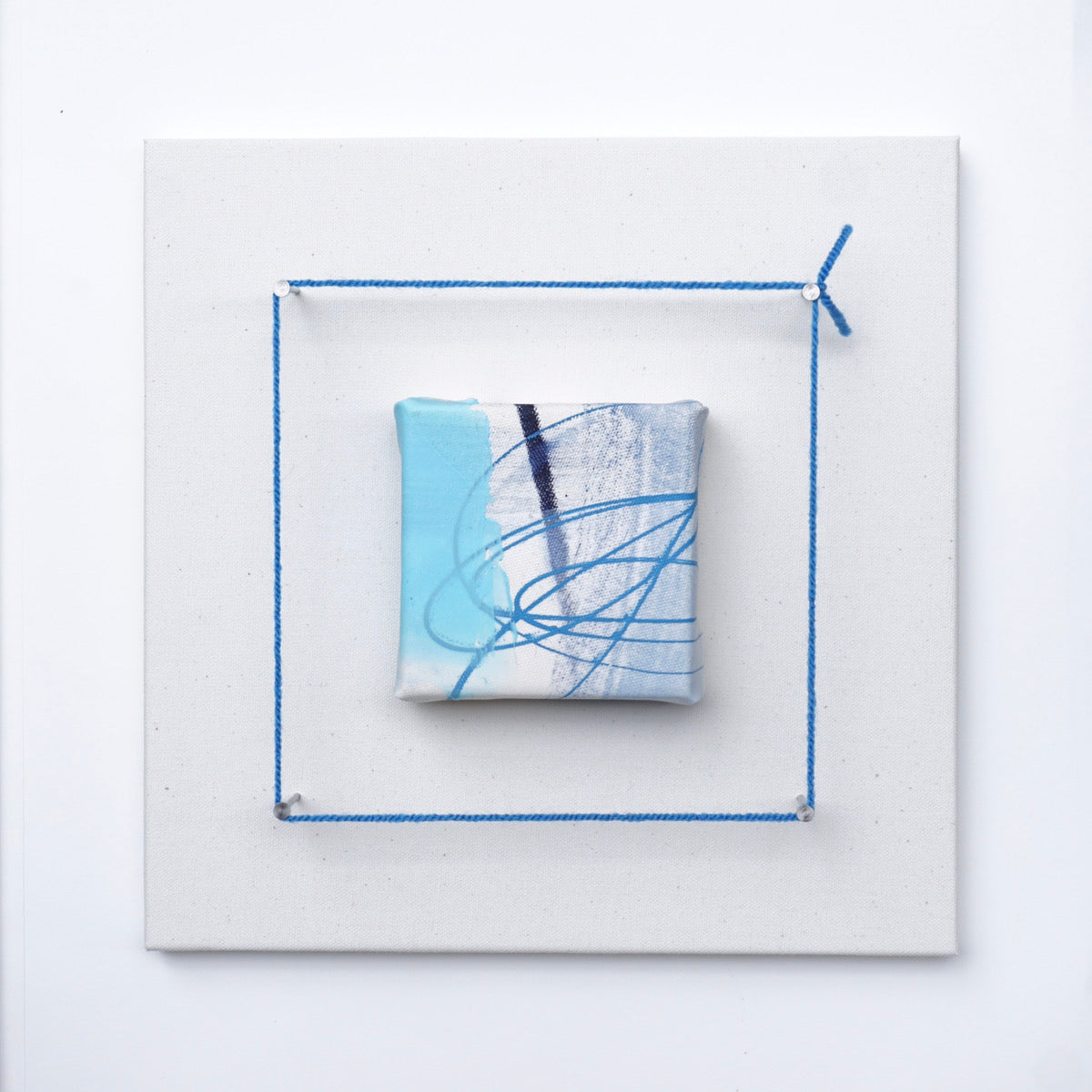 【選択22-記憶をつづる-】銀ソーダ 300mm×300mm