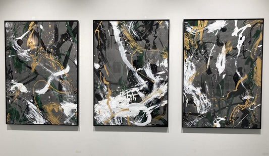 【月夜ノ神】中島美紀(728mm×515mm×25mm)×3