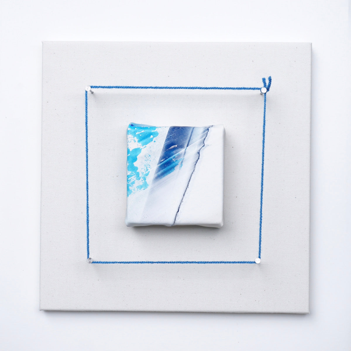 【選択25-記憶をつづる-】銀ソーダ 300mm×300mm