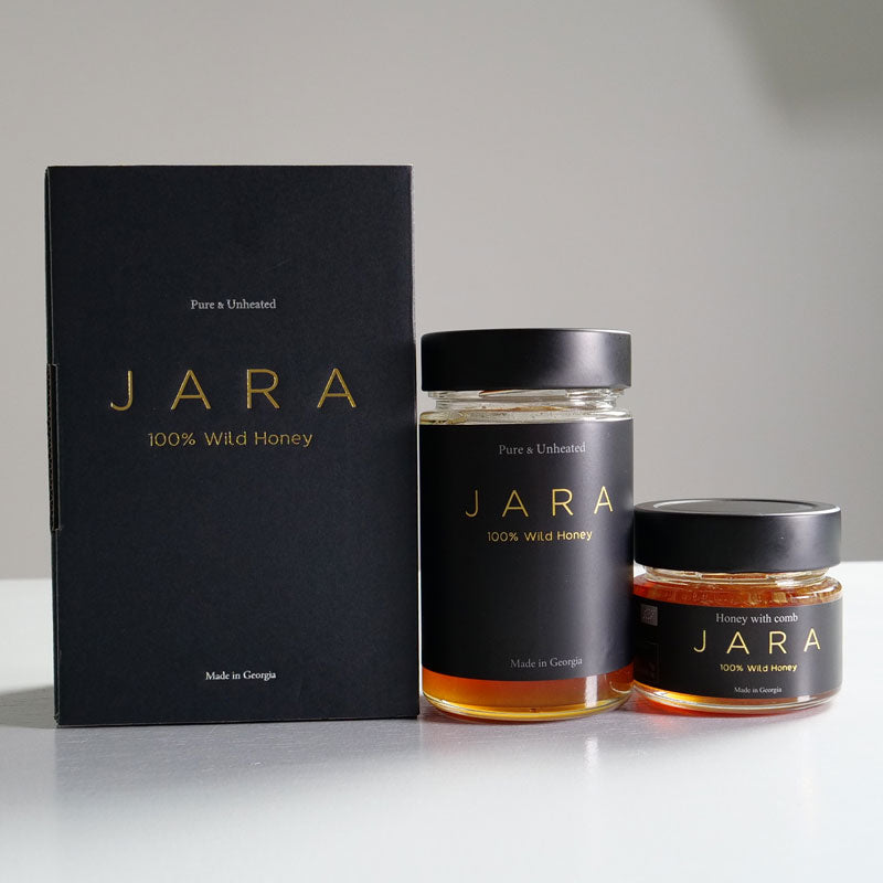 【WILD JARA HONEY】オーガニック ジャラハニー|天然はちみつ|ワイルドハニー|ハチの巣入り|巣蜜|専用BOXに入れてお送りします。