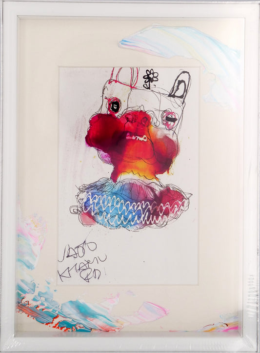 【北村直登】BOXフレーム|ポストカード入り|犬4