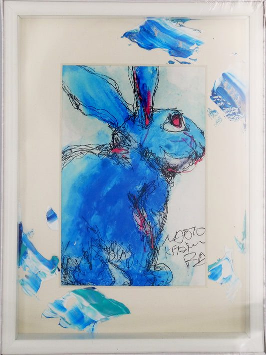 ※sold※【北村直登】BOXフレーム|ポストカード入り|ウサギ