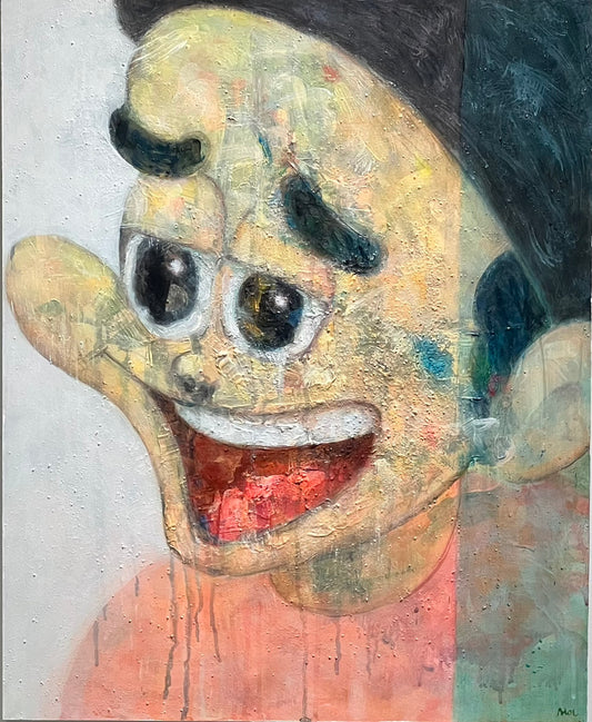 「ピンクのシャツの男の子」 山脇モル