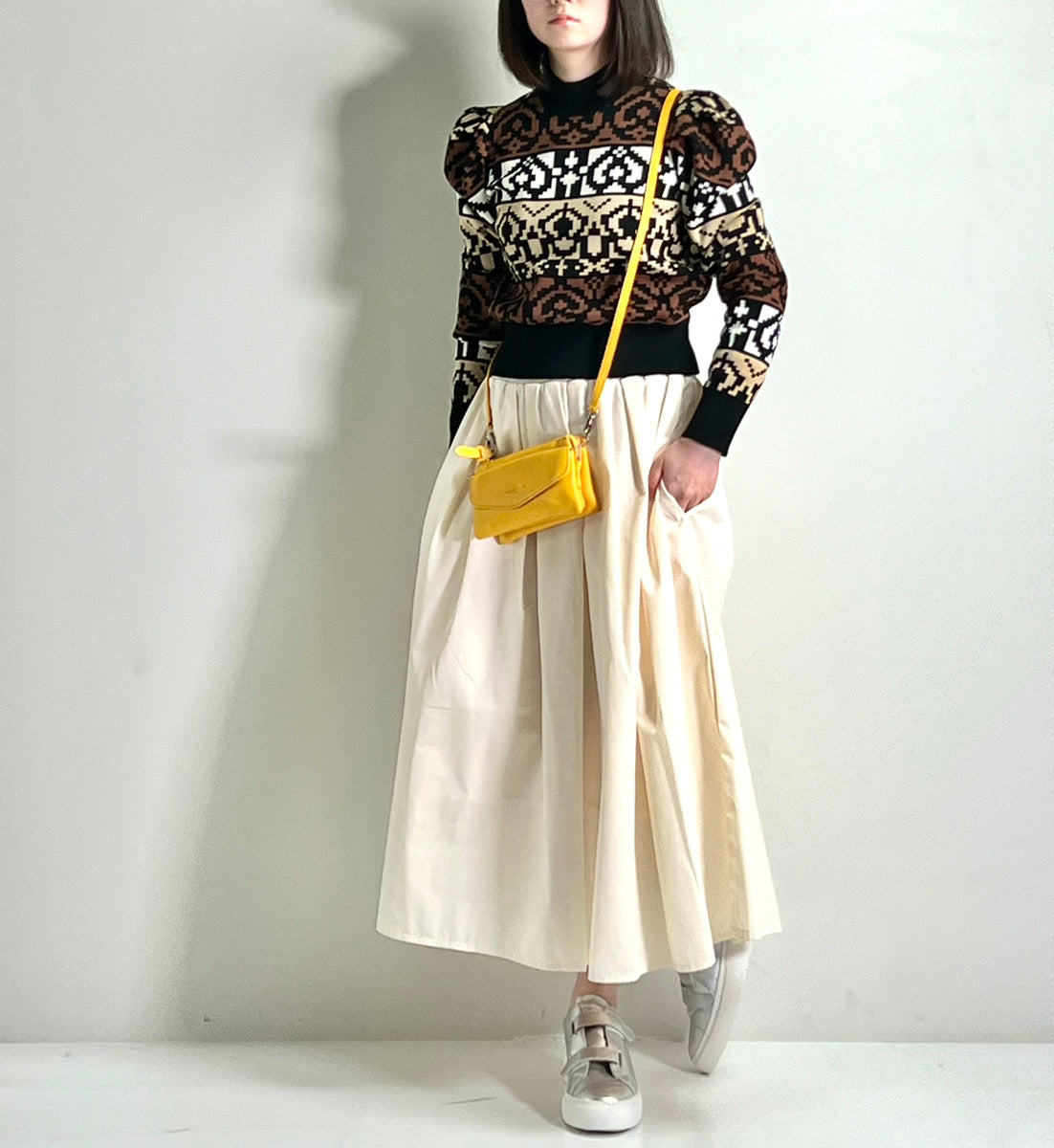 【Ambivalence】スカート(アイボリー)