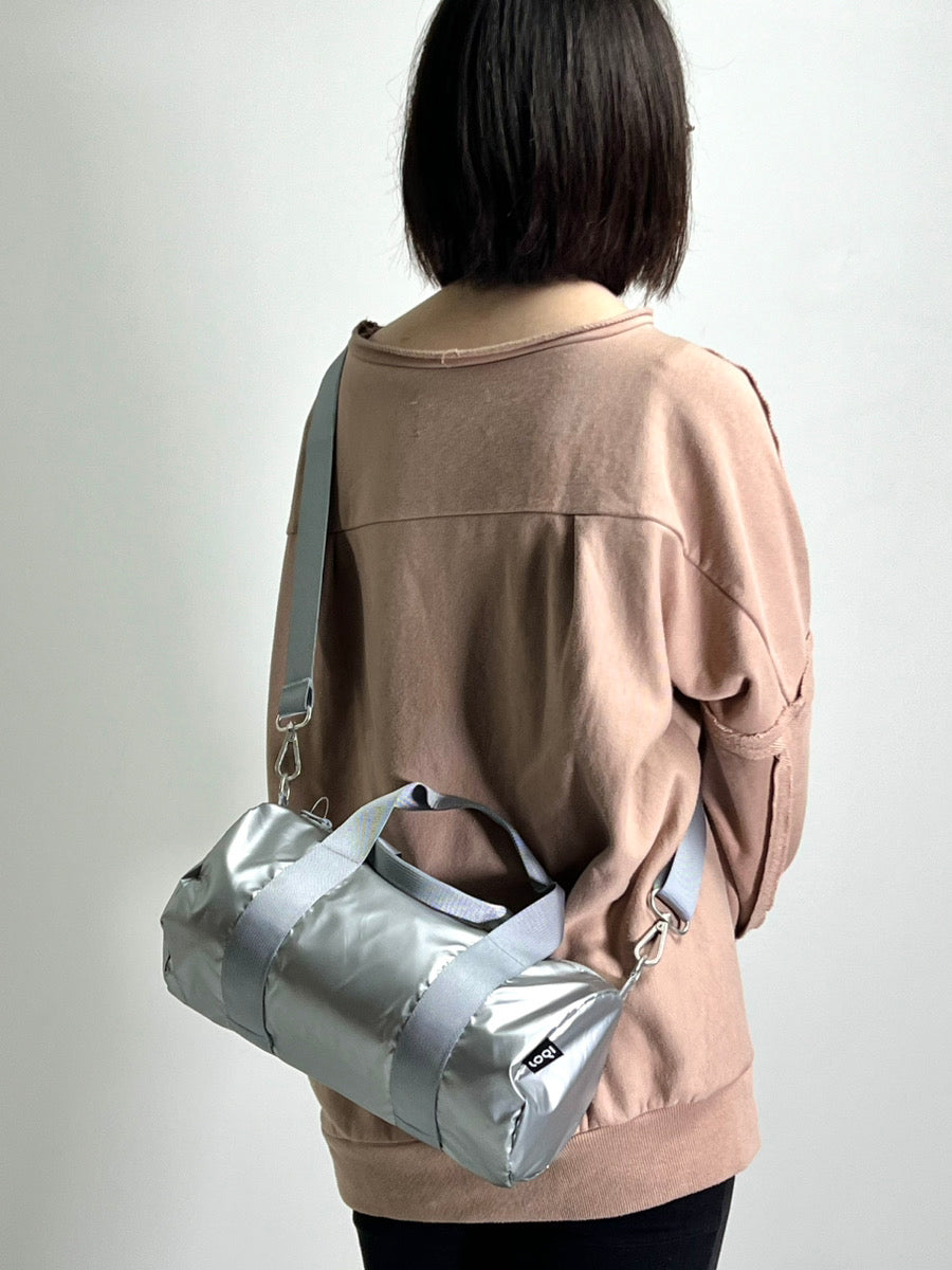 【LOQI】MINI WEEKENDER/Metallic Silver/WE.SI/MI