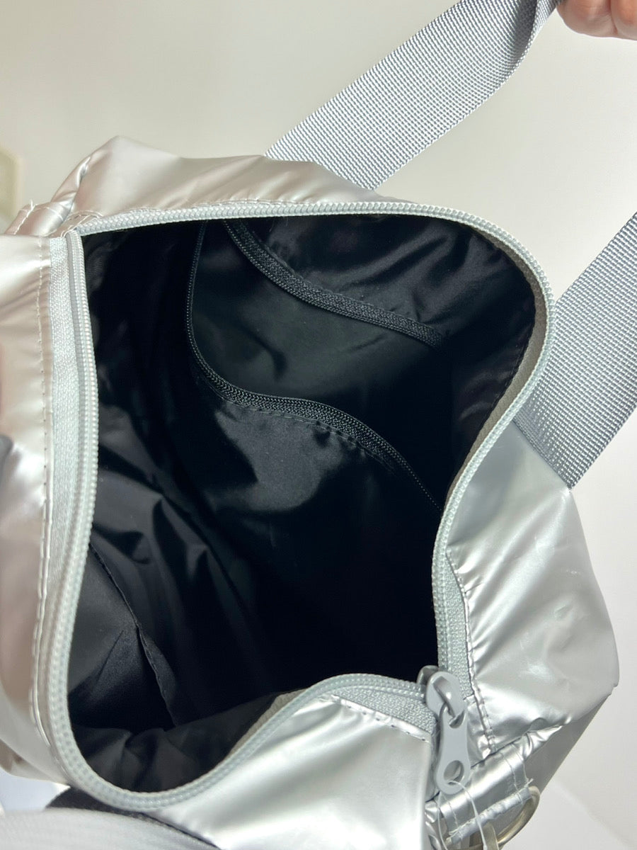 【LOQI】MINI WEEKENDER/Metallic Silver/WE.SI/MI