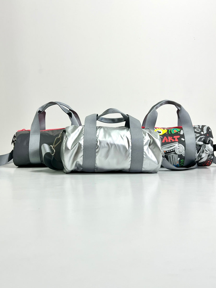 【LOQI】MINI WEEKENDER/Metallic Silver/WE.SI/MI
