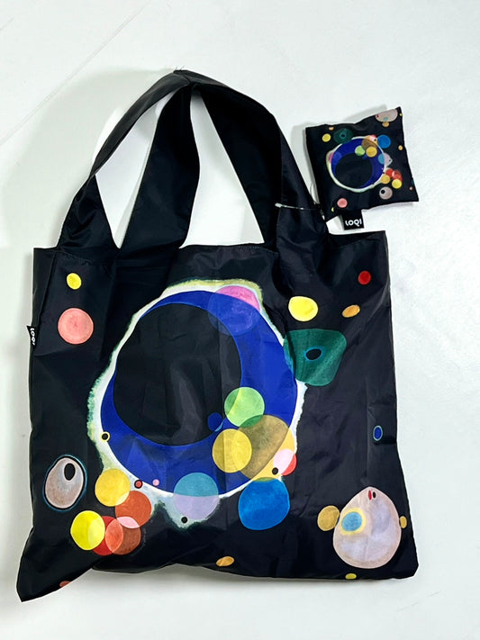 【LOQI】MUSEUM Collection WASSILY KANDINSKY Several Circles Recycled Bag WK.SC