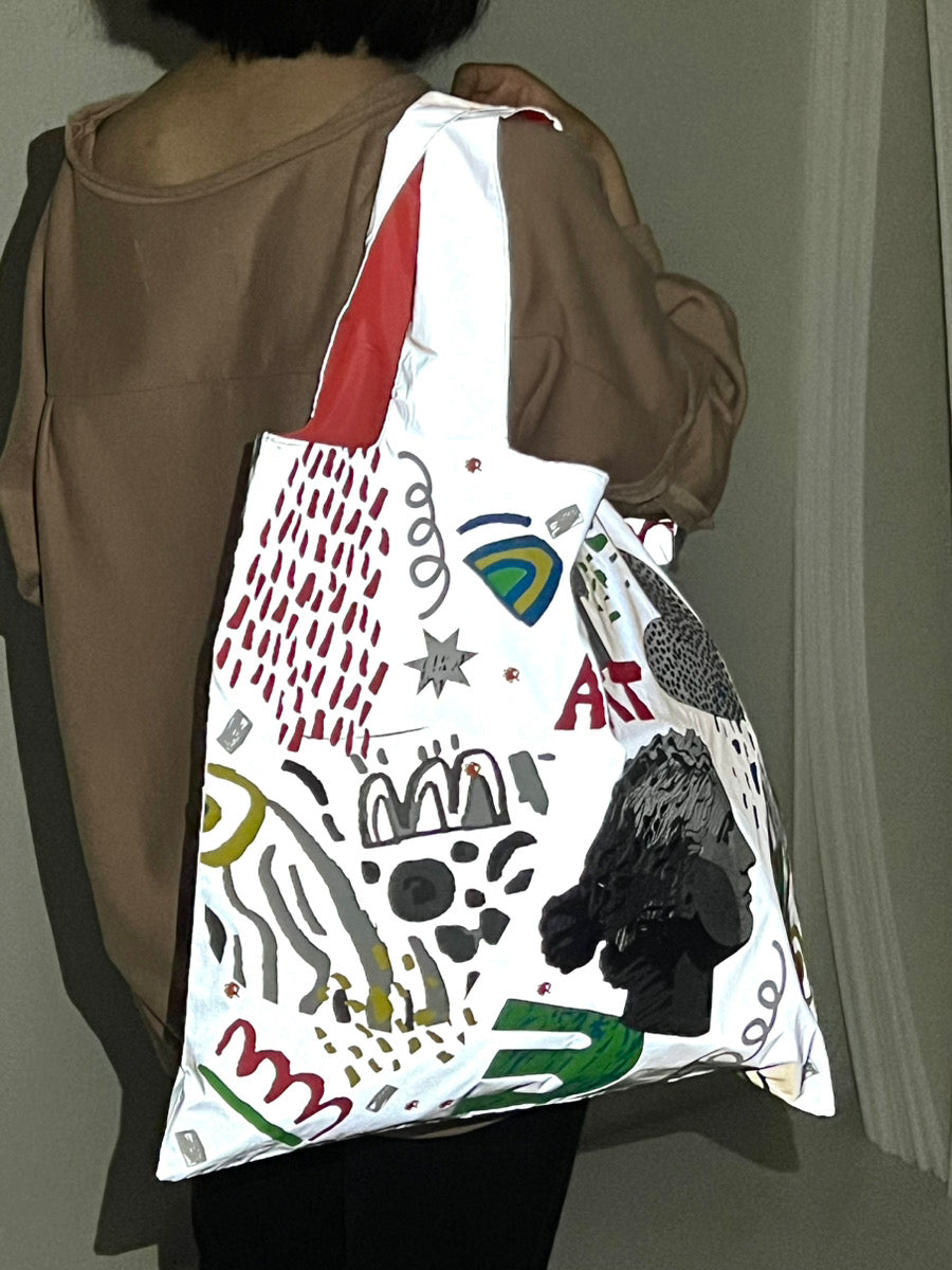 【LOQI】REFLECTIVE Collection CLASSIC Arts Reflective Bag CL.AR.RE