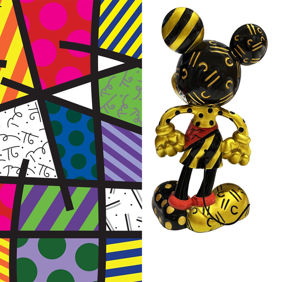 ※受注発注※ROMERO BRITTO ×Disney ミッキーマウス像【限定モデル】