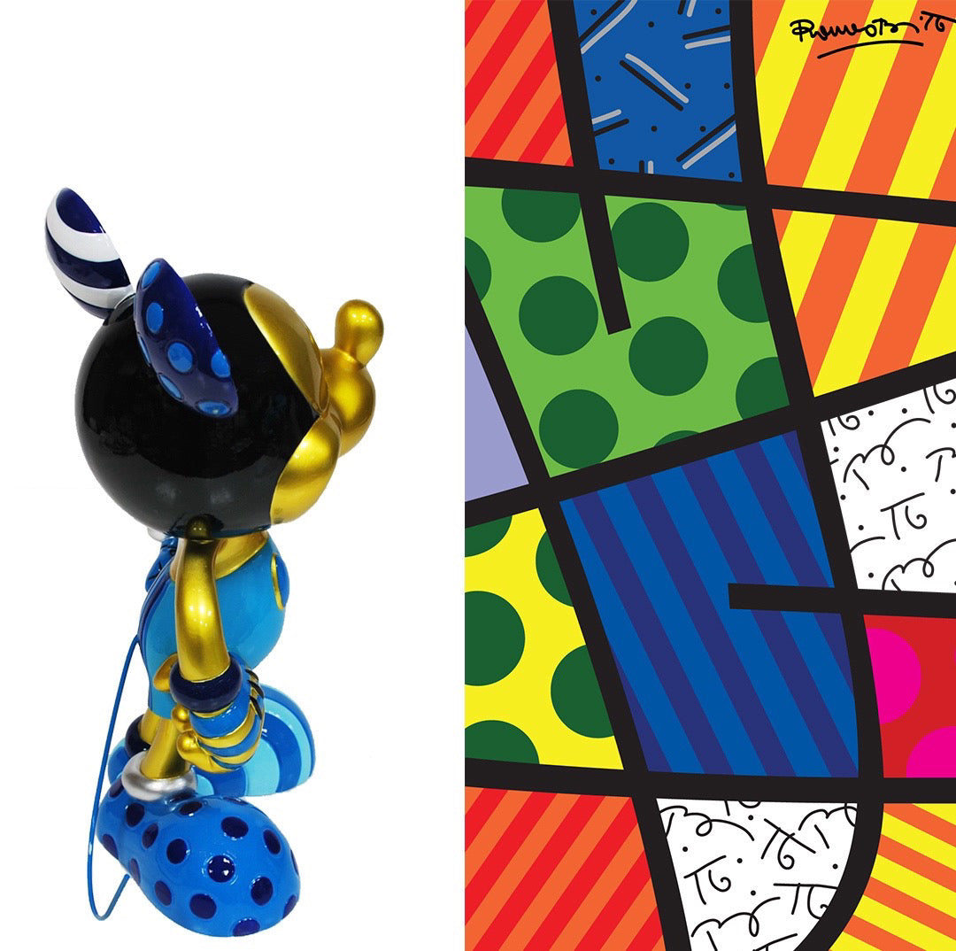 ※受注発注※ROMERO BRITTO ×Disney ミッキーマウス像【限定モデル】