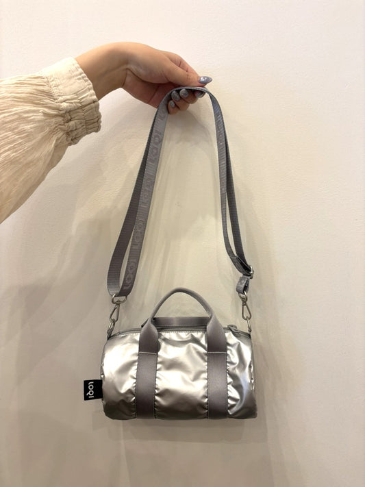 【LOQI】SMALL WEEKENDER/Metallic silver
