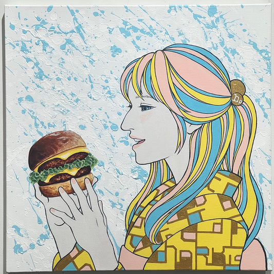 「double B ダブルチーズバーガー」 大森かずえ