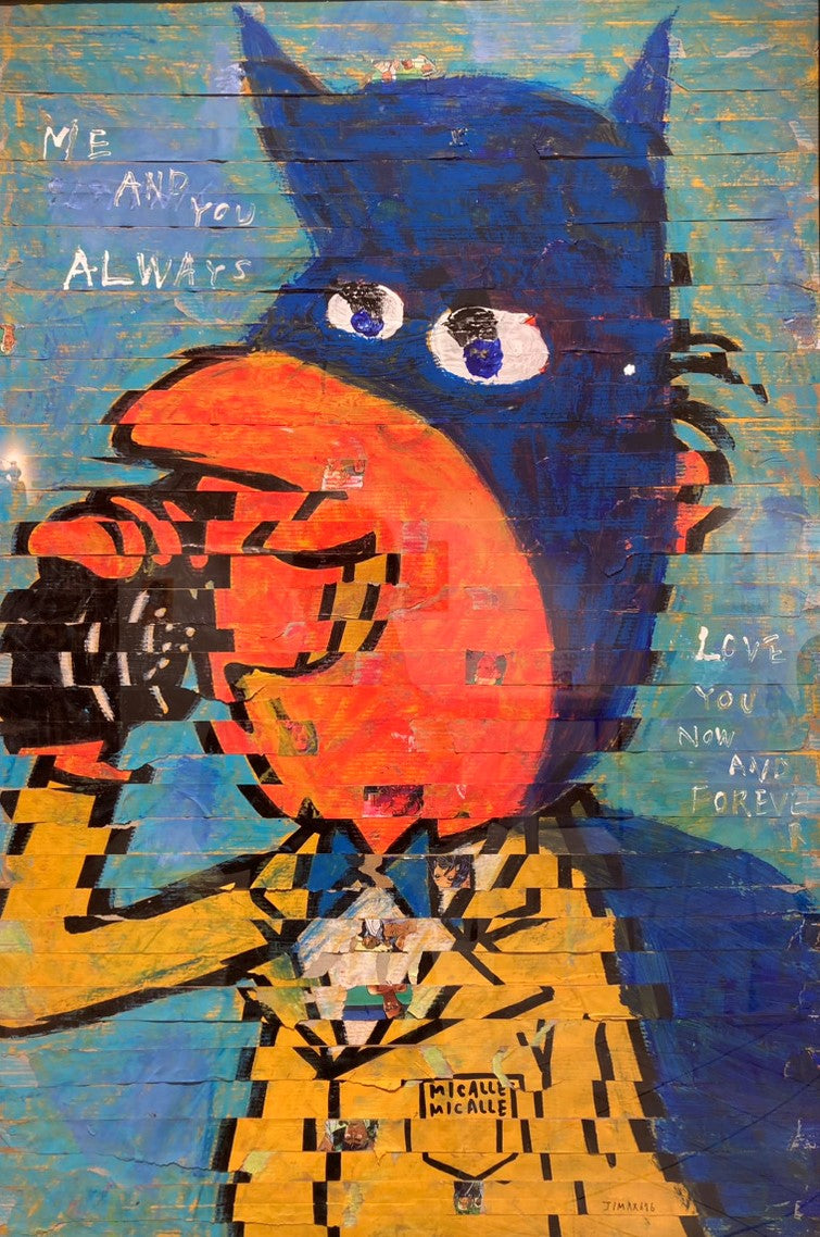 【BAT TELEPHONE(BLUE)】JIMAX 940mm×635mm