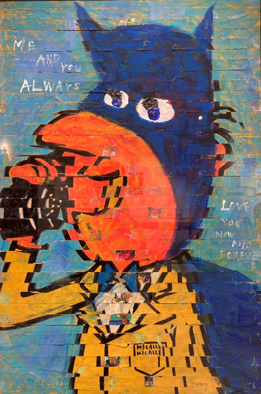 【BAT TELEPHONE(BLUE)】JIMAX 940mm×635mm