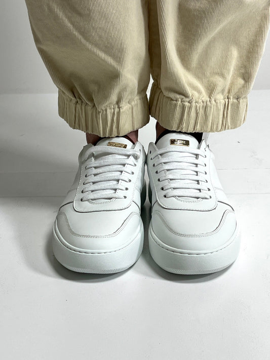 【HERNO(ヘルノ)】モノグラムコートシューズ(ホワイト)