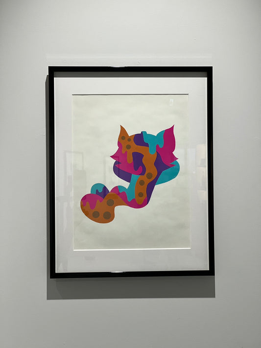 【PAINTER CAT】Lie Down 530mm×410mm