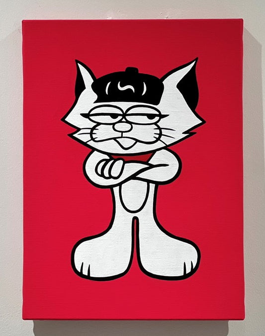 【PAINTER CAT】RED 333mm×242mm