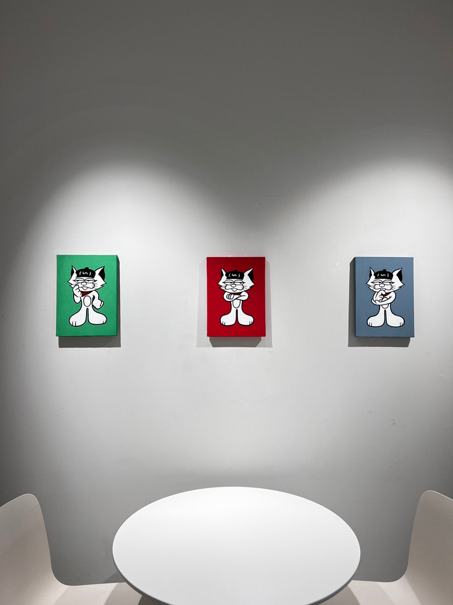 【PAINTER CAT】Green 333mm×242mm