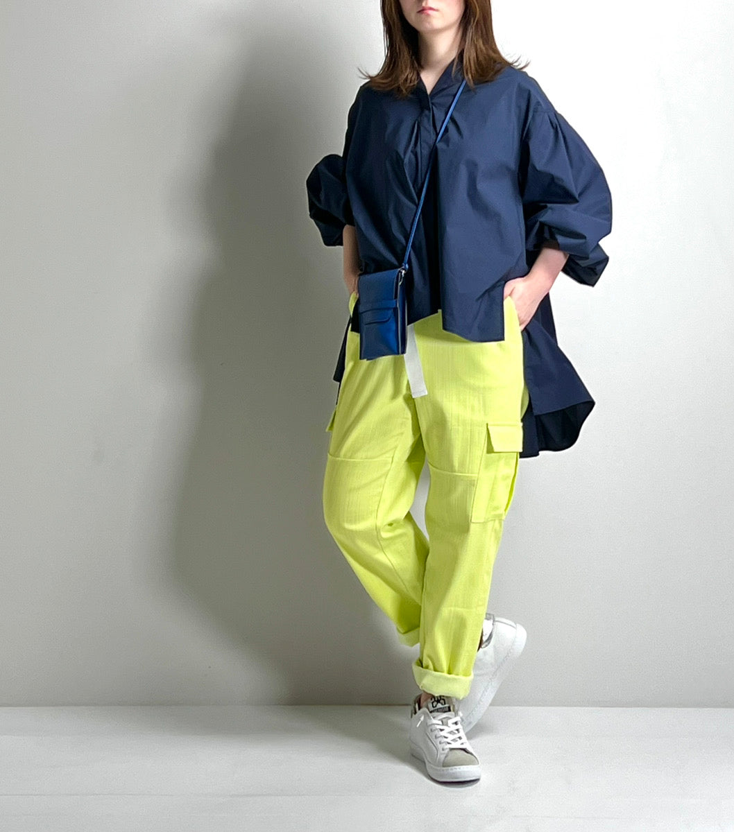 【IL VENTO & LA SETA】パンツ(ACID YELLOW)