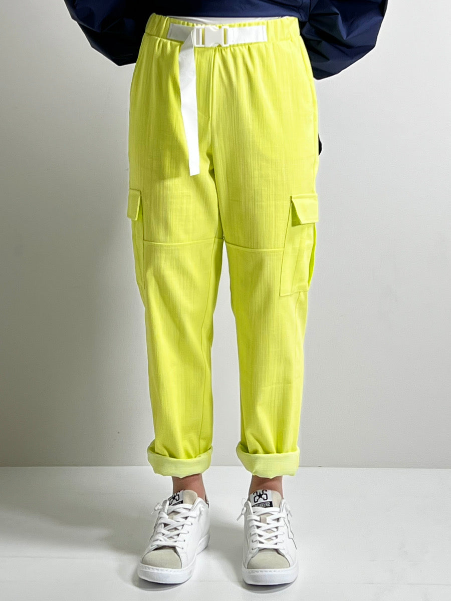 新品　IL VENTO＆LA SETA 　カジュアル　パンツ　イタリア製 IL VENTO & LA SETA】パンツ（ACID YELLOW） – MSQUARE