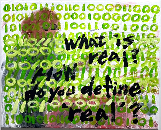 「untranslatable--What is real? How do you define 'real'? 」　　スギタ コウキ