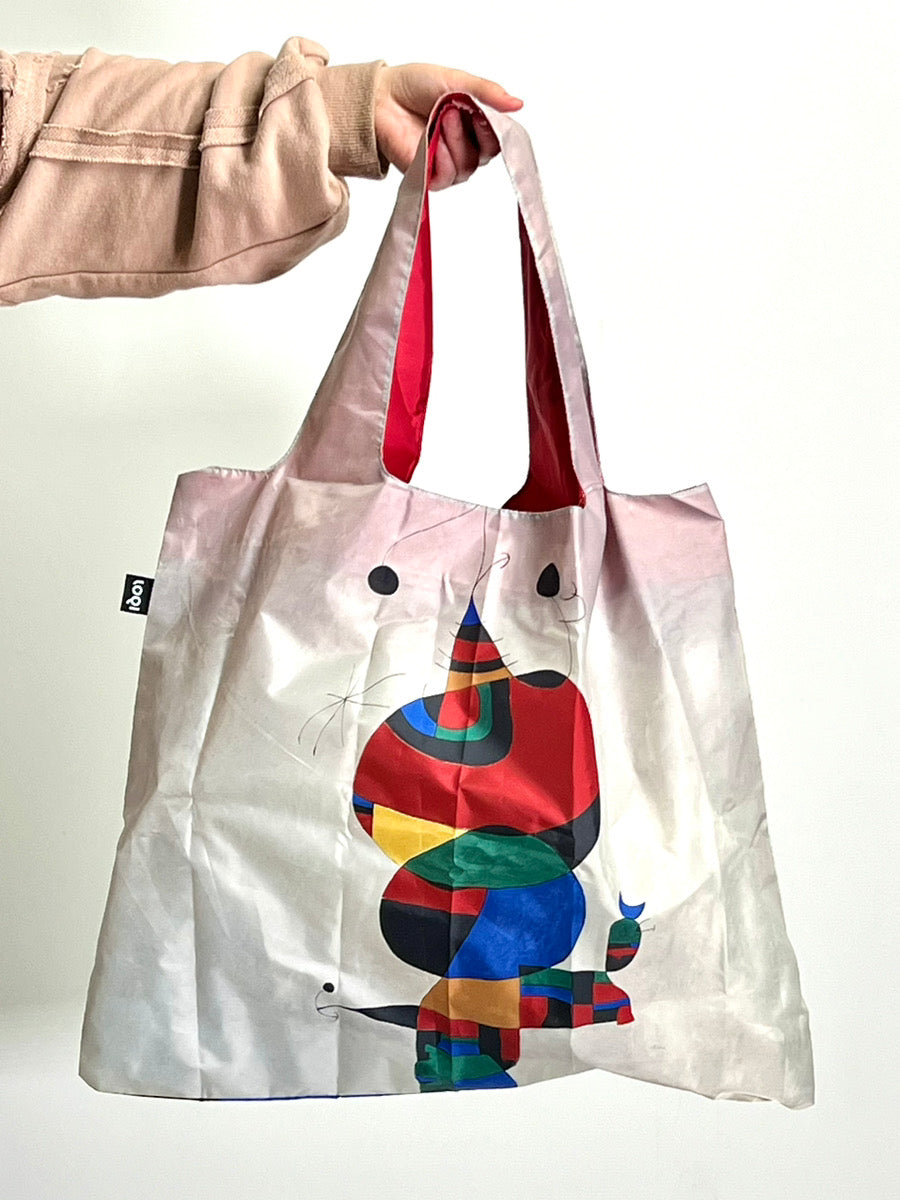 【LOQI】MUSEUM Collection JOAN MIRO Woman,Bird and Star Recycled Bag LM.WB