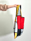 【LOQI】MUSEUM Collection PIET MONDRIAN Composition With Red,Yellow,Blue and Black Recycled bag PM.CO.R