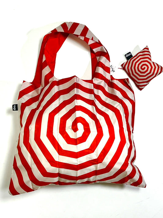 【LOQI】MUSEUM Collection LOUISE BOURGEOIS Spirals Red Recycled Bag LB.SR