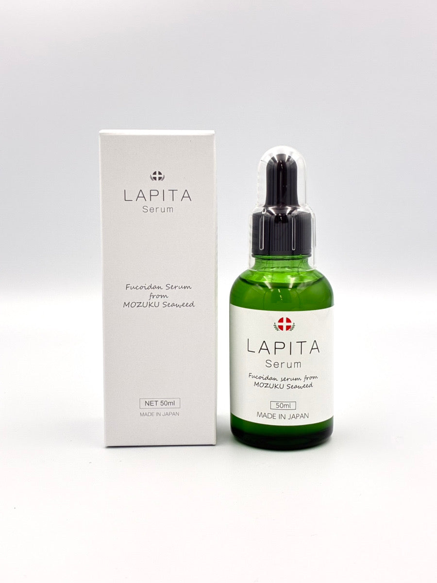 LAPITA（ラピタ）美容セラム50ml｜美容液｜フコイダン｜植物性プラセンタ：乳酸菌桿菌培養液｜ニコソーム