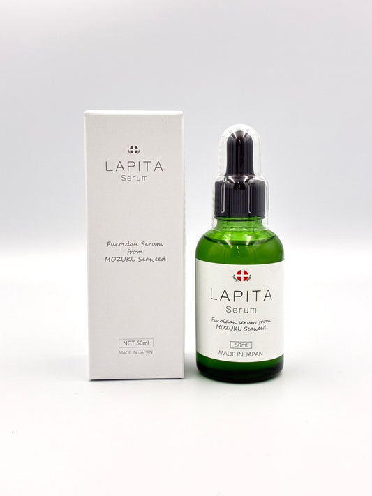 LAPITA（ラピタ）美容セラム50ml｜美容液｜フコイダン｜植物性プラセンタ：乳酸菌桿菌培養液｜ニコソーム