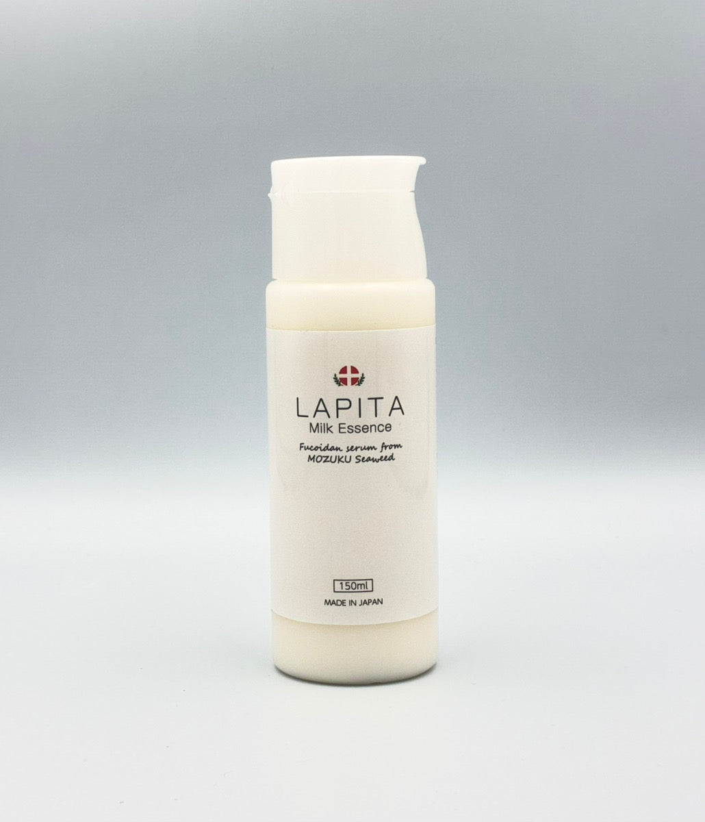 LAPITA（ラピタ）ミルクエッセンス（乳液）150ml｜フコイダン｜ベルガモット｜天然ヒト型セラミドAP・NP