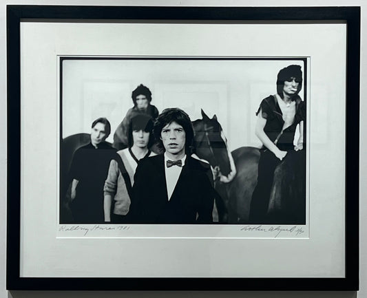 P-002【The Roling Stones (close up), Long View Farm, Massachusetts, 1981】Arthur Elgort