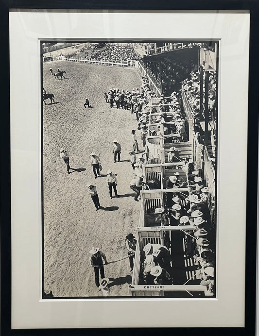 RO-025【The Rodeo(overview), Cheyenne, WY, 1989】Arthur Elgort